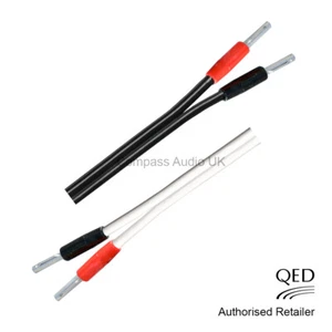 QED 42 Strang OFC einzelnes Lautsprecherkabel Deltron 550 Serie Bananenstecker beendet - Bild 1 von 10