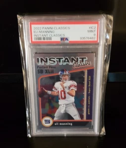 2022 Panini Classics IC2 Eli Manning Instant Classics PSA 9 - Picture 1 of 2