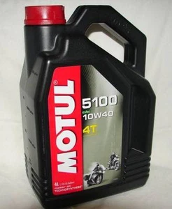 HONDA CB350 CB400T CB450 CB550 CBR600 CB750 GL1100 MOTUL 10W40 SEMI SYNTHETIC 4L - Picture 1 of 3