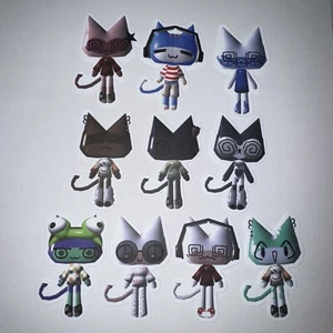 10 Toro Inoue Stickers Cute Kawaii Japan Japanese Sticker Kitty Cat Cats - Picture 1 of 5