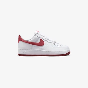 Zapatillas Nike Air Force 1 '07 blancas/adobe/rojas para mujer FQ7626-100 precio de venta sugerido por el fabricante 120 USD - Imagen 1 de 5