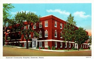POSTCARD SOMERSET COUNTY COURT HOUSE SOMERSET PENNSYLVANIA - Picture 1 of 2