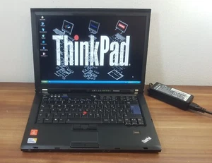Windows XP Lenovo ThinkPad T400 Intel 2x2,4GHz 4GB 500GB Wi-Fi Bluetooth 1440x900 - Imagen 1 de 8