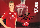 Original Unterschriebene Autogrammkarte Niklas Tauer Fsv Mainz 05 Saison 2022-23