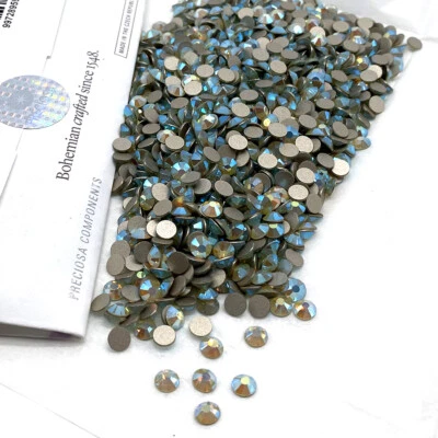 Preciosa MAXIMA Cristal Flatbacks Estrás Arte en Uñas 144 Crisolita Ópalo AB Foto 1 de 2