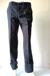 Hugo Boss Hose 34 Bund mit doppelten dünnen blauen Streifen - Bild 1 von 7