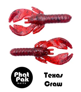 Esca da pesca Beasty Bug Jr Ned Rig Craw Finesse Bass plastica morbida 20 ct 2,8" - Foto 1 di 26