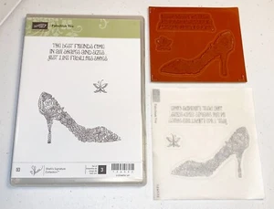 Stampin' Up! FABULOUS YOU Gummistempel 3er Set Freund Hochzeit Schuh Schmetterling - Bild 1 von 1