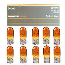 Produktbild - 20x Hoalte 12V 5W W2,1x9,5d WY5W Amber Glühlampe Autolampe Glassockellampe A28w