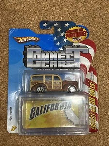 2008 HOT WHEELS CONNECT CARS 40s WOODIE CALIFORNIA #31 OF 50 NEU - Bild 1 von 5