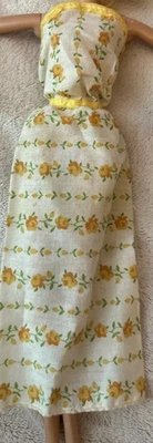 Vintage Barbie 1978 BEST BUY  RARE NEVER SEEN BEFORE FLORAL ORANGE SHEATH DRESS - Image 1 of 4