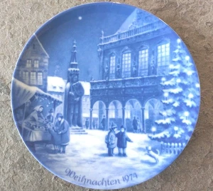 Weihnachten 1974: Weihnachtsabend in Bremen: Sammelteller von Berlin Design  - Bild 1 von 3