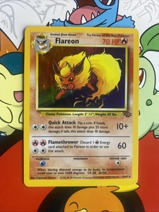 Pokemon TCG Flareon 3/64 Jungle Holo MP/LP - Picture 1 of 12