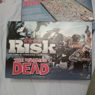 Risk The Walking Dead Survival Edition Board Game Hasbro - Image 1 of 4