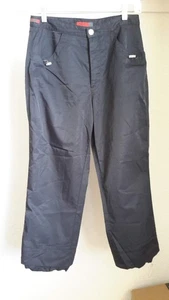 The Best by Baumstark Women Size M/40 Outdoor Pants Black Tapered Legs Pre-owned - Picture 1 of 14