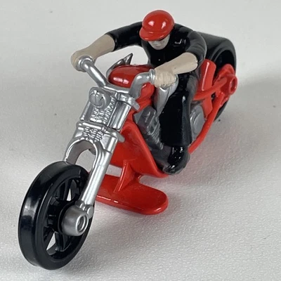 Motocicleta Hot Wheels Speed Cycles Choppin Chopper roja Foto 1 de 4