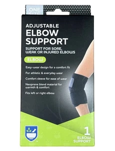 RITE AID One Size fits Most Adjustable ELBOW SUPPORT Left or Right Elbow - Picture 1 of 4