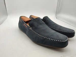 Flexi-Blue Corte Vacuno-Men's Driving Shoes-Size US 12/MEX 30/EU 45/UK 11-NICE - Picture 1 of 15