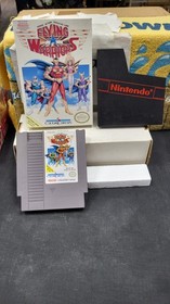 FLYING WARRIORS NINTENDO NES VIDEO GAME IN BOX NO MANUAL W/ PROTECTOR