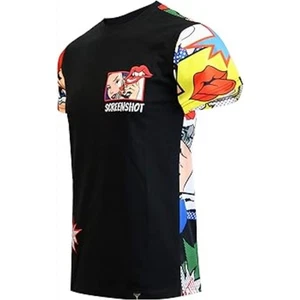 Captura de Pantalla Novedad Camiseta Gráfica Pequeña Arte Pop Impresión de Libro de Cómics Camiseta Nueva Sin Etiquetas - Imagen 1 de 9