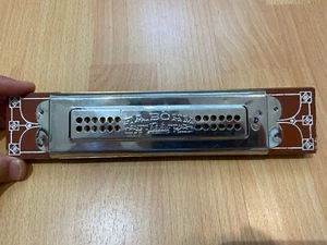 NICE F.A. BOHM DOUBLE KEY G+D HARMONICA no Box Rep. HOHNER detailed cleaned   - Picture 1 of 4