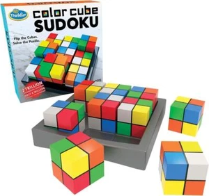 THINKFUN COLOR CUBE SUDOKU FLIP CUBES MAZE CONCENTRATION PUZZLE GAME SEALED BOX - Picture 1 of 6