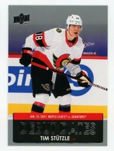 2021-22 UD Upper Deck Debut Dates #DD-7 Tim Stutzle - FREE SHIPPING! - Picture 1 of 1