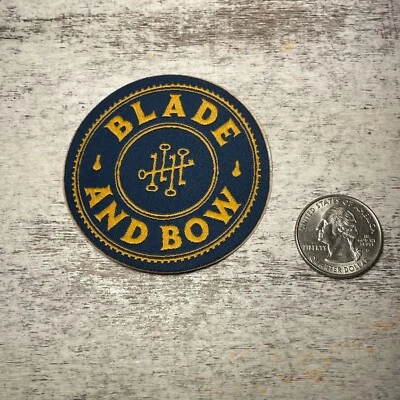 Blade & Bow Kentucky Straight Bourbon Whiskey Embroidered Patch Round 2.5" New - Image 1 of 3