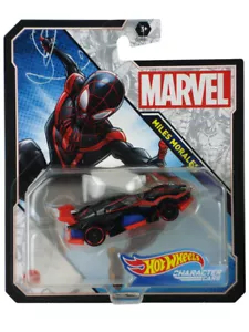 Hot Wheels Miles Morales Spider-Man 1/64 Scale Character Car Marvel Universe New - Picture 1 of 1