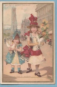 Biglietto pubblicitario cromo au petit Saint Thomas la four St. Jacques - Imagen 1 de 2