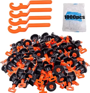 Kit de sistema de nivelación de baldosas con 200 piezas de nivelador de baldosas - Picture 1 of 12