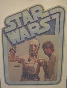 Image Factory Brand New Old Stock Vintage Star Wars Iron-On Transfer 1977 #6 - Picture 1 of 2