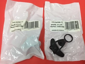 2 Plantronics, Replacement T-Pad Headset Retainer, (Tripod) - P/N: 64396-11- NEW - Picture 1 of 3