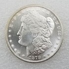 1878 S Morgan argent dollar tête liberté pièce de 1 $