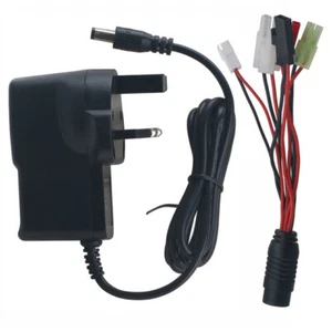 RC Akku Ladegerät für Airsoft NIMH 2-10S 6V 7,2V 9,6V Pack mit Tamiya Stecker - Bild 1 von 6