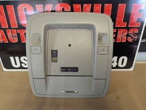2015-2019 Chevy Silverado GMC Sierra Dome Light Overhead Roof Console Ash Gray - Picture 1 of 3