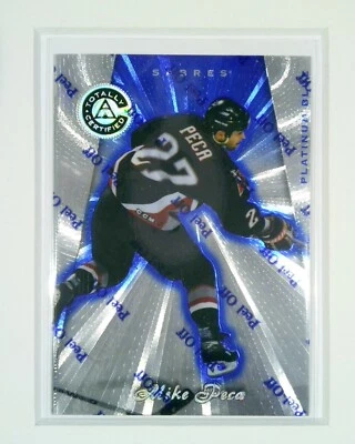 #99 Mike Peca 1997-98 Pinnacle Totally Certified Platinum BLUE 3033/3099 - Image 1 of 2