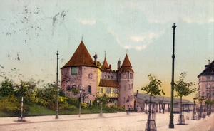 AK MAGDEBURG Lukasklause, Straße 1908 Soldatenbrief - Picture 1 of 1