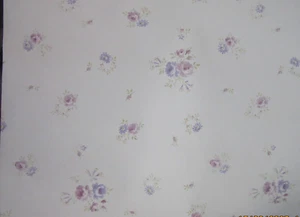 Rollo de papel tapiz Laura Ashley “natile” ciruela lavanda - diseño floral vintage - Imagen 1 de 6