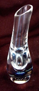 BACCARAT KNOSPENVASE MODERNIST KRISTALL um 1960 - Bild 1 von 5