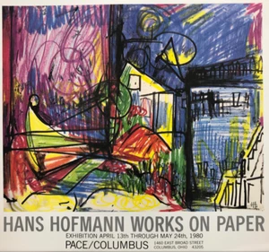 1980 Hans Hofmann Works on Paper Exhibition Print at Pace Columbus - Picture 1 of 3