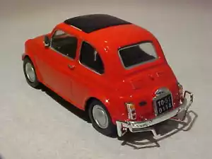2,8 Zoll 1971 Fiat 500L Hongwell Cararama 1/43 Druckguss neuwertig lose - Bild 1 von 7