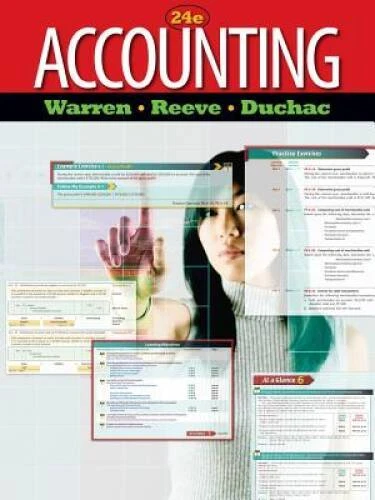Accounting (Managerial Accounting) - Hardcover By Warren, Carl S. - GOOD Foto 1 de 1