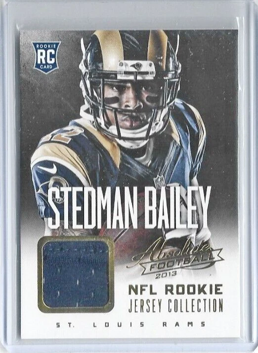 Stedman Bailey St. Louis Rams 2013 Absolute Football NFL Rookie Jersey #33 - Image 1 of 1