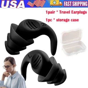 1Pairs Sleeping Earplugs Comfortable Ear Plugs Noise Cancelling With Storage Box - Picture 1 of 7