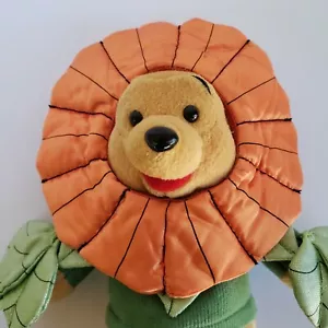 "Borsa vintage Disney peluche fiore Pooh fagioli Winnie the Pooh in costume da fiore 9" - Foto 1 di 3