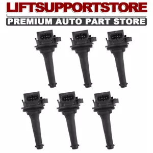 Pack of 6 Ignition Coils For Volvo C70 S60 S70 S80 V70 XC70 XC90 L5 99-07 UF341 - Picture 1 of 8
