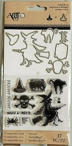 Momento ART-C Stempel & Stanzenset - FRIGHT NIGHT - 17 Teile - Bild 1 von 3