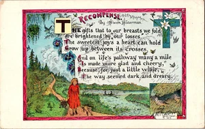 Postkarte Belohnung von Nixon Waterman A. T. Cook Hyde Park New York - Bild 1 von 2