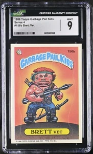 1986 Topps GARBAGE PAIL KIDS CGC 9 Brett Vet 156b SERIES 4 Rambo GPK Stallone !! - Picture 1 of 2